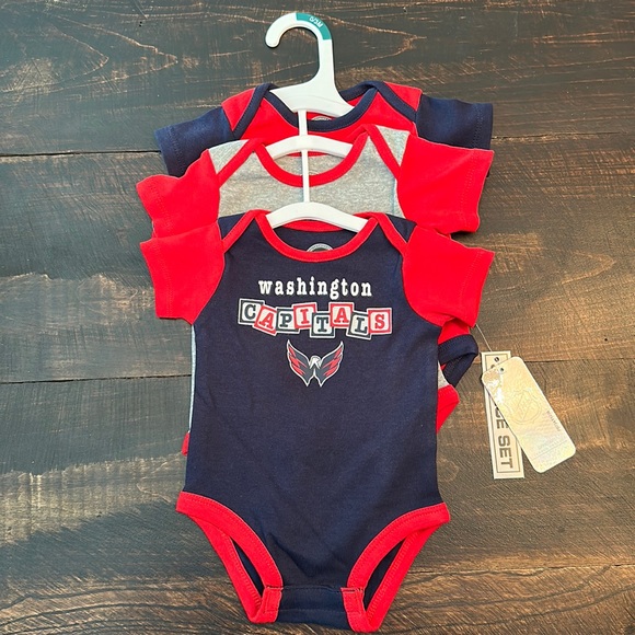 NHL One Pieces Nwt Washington Capitals Baby Boy Onesies Poshmark